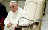 Image of Pope Francis had harsh words for 'anesthetized' Catholics. 