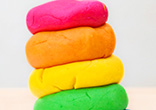 Image of Home made Play Doh is so much fun.