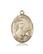 Image of Catholic Shopping .com St. Therese gold medal is perfect for those with special devotions to the saint. 