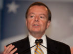 Image of Gary Bauer pointed out that Obama's record on more infamous than his record on job creation. 
