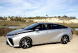 Image of The Myrai will be the first hydrogen fuel cell-powered car you can buy, starting in 2015. 