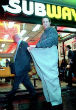 Image of Jared Fogle is known for his massive weight loss on a 