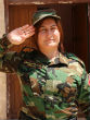 Image of Yazidi women unite to fight against the terrorist ISIS.