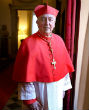 Image of Cardinal Vincent Nichols encourages Europe to accept refugees amid the migrant crisis.