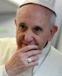 Image of Pope Francis to deliver Washington Mass in Spanish.