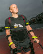 Image of Mark Pollock can walk again, with assistance.