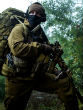 Image of U.S and Russia military games garner hostility.
