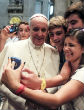 Image of Pope Francis will be featured in monthly videos across social media platforms (AFP).