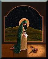 Image of Mary, Mother of the Lord. From the moment of conception, Jesus  was redeeming the world. 