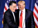 Image of The GOP, which has never had a problem asking Trump for money, is now considering drafting Mitt Romney to run against the people's choice. 