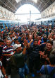 Image of Refugees continue to arrive in Europe by any means possible, many losing their lives in the attempt.
