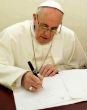 Image of Pope Francis' much-anticipated document was officially released April 8, 2016.