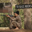 Image of Brainwashed children train to be the next generation of terrorists (ISIS video).