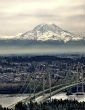 Image of Mt. Rainier as seen from Tacoma. Is this giant awakening from a long sleep? Are the people prepared if so?