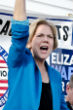 Image of Elizabeth Warren may be positioning herself to be Hillary Clinton's running mate. (Tim Pierce/https://www.flickr.com/photos/qwrrty/8152000438/)