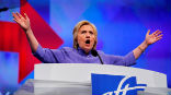 Image of Hillary Clinton's campaign continues to tank as more evidence of corruption is revealed. 