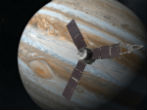 Image of The Juno spacecraft will study the mysterious, giant planet for the next year.