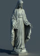 Image of The image looks eerily similar to common apparitions of Mary with her arms open. 