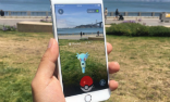 Image of Pokemon Go is an augmented reality game. Your smartphone superimposes the game over reality on your phone. 