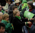 Image of Irish eyes are not smiling at Hillary Clinton or Apple this morning. 