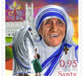 Image of The Mother Teresa stamp announced by the Vatican. 