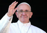 Image of Pope Francis offers Haiti prayers and financial aid.