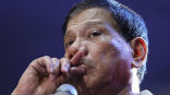 Image of President Duterte has promised to change his language.