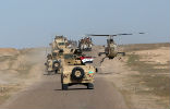 Image of Iraqi Security Forces begin their advance into Mosul. 