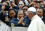 Pope Francis dealt with the topic of vocations in the modern world during his meeting with the Congregation for Consecrated Life. Image of Pope Francis dealt with the topic of vocations in the modern world during his meeting with the Congregation for Consecrated Life.