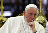Image of Pope Francis warns against gossip.