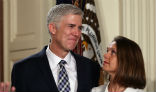 Image of Neil Gorsuch is a pro-life justice who could help save children from abortion. 