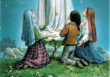 Image of Pope Francis will canonize Fatima visionaries.