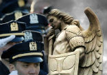 Image of Holy Michael, the Archangel, defend us in battle. Be our safeguard against the wickedness and snares of the devil. 