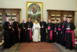 Image of Bishops of the USCCB with Pope Benedict XVI.