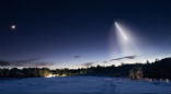 Image of The Mayak satellite will rocket into space on the reliable Russian Soyuz. Once in orbit, it will shine brighter than everything expect the Sun and Moon. 