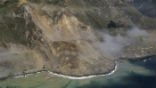 Image of A massive landslide has closed Highway 1 for months. 