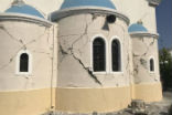 Image of A 6.7 quake caused damage across the Aegean Sea early Friday morning. Two people are confirmed dead. 