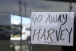 Image of Locals are preparing for the worst as Hurricane Harvey approaches landfall as a category 3 storm. 