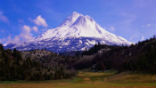 Image of Mt, Shasta is one of California's most beautiful mountains, but except for the locals, many don't realize it is also an active volcano. 