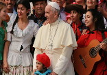 Image of Pope Francis has a special devotion to Saint Therese of Lisieux.