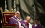 Image of Pope Francis spoke about Advent during Mass on Sunday, and making the season a time of preparation. 
