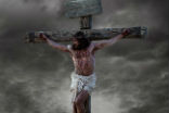 Image of Jesus' execution may have been slightly worse than imagined with each heel getting its own spike. 