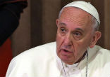 Image of Pope Francis said he is ashamed of the Church's failure to listen to victims.