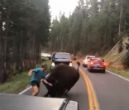 Image of That moment when you regret your decision to do something foolish and can't take it back. 