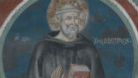Image of St. Benedict has been invoked for the protection of homes for centuries. 