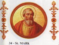 Image of Pope St. Mark Image of Pope St. Mark