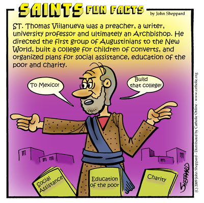 St. Thomas of Villanueva Fun Fact St. Thomas of Villanueva Fun Fact Image