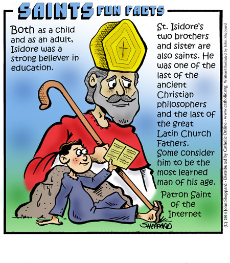St. Isidore of Seville Fun Fact St. Isidore of Seville Fun Fact Image