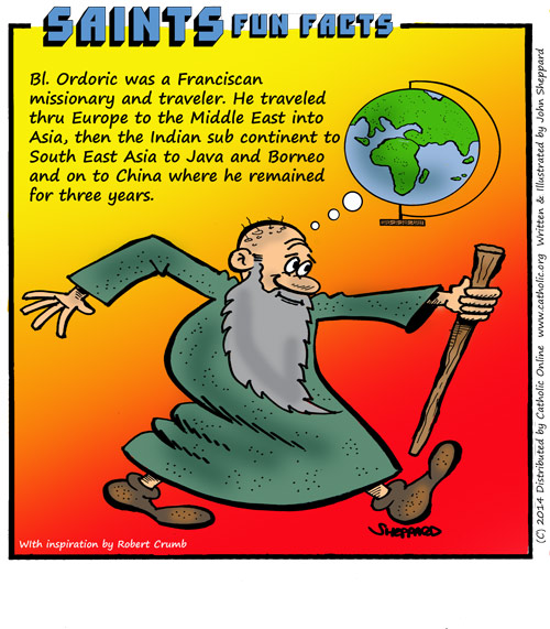 Bl. Odoric of Pordenone Fun Fact Bl. Odoric of Pordenone Fun Fact Image