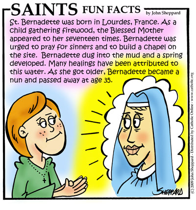 St. Bernadette Fun Fact St. Bernadette Fun Fact Image
